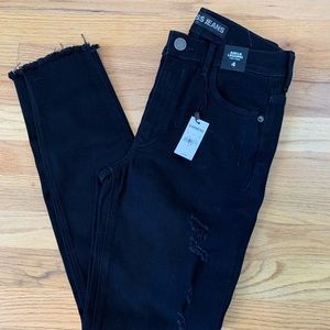 Express Destroyed High Waisted Jeans